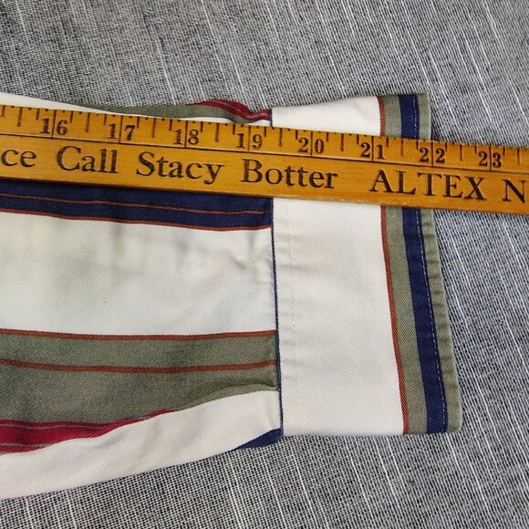 VINTAGE Wrangler Brushpopper Shirt Size Large 16.5 Striped Long Sleeve Western - Picture 11 of 12